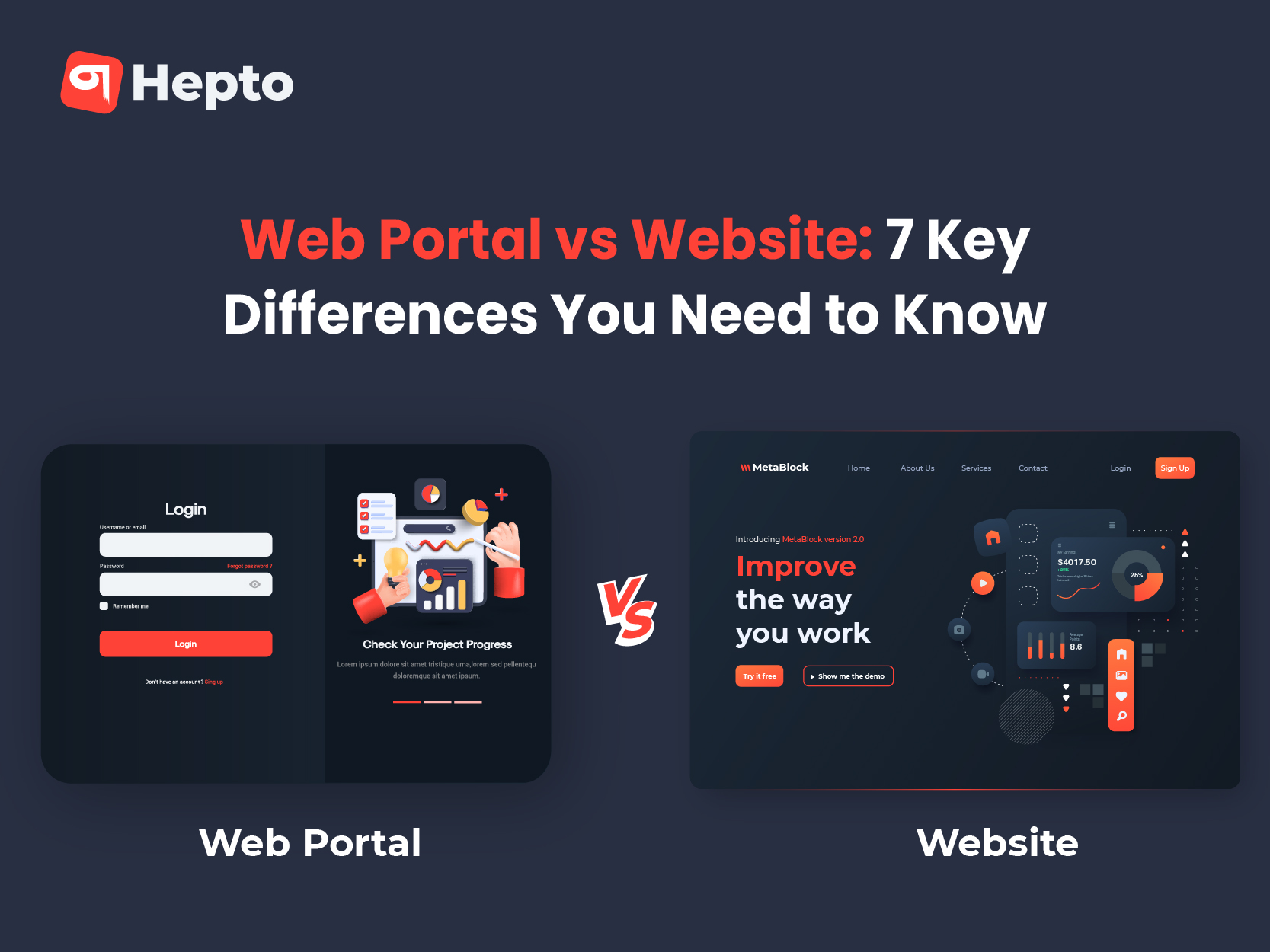 Web Portal vs Website